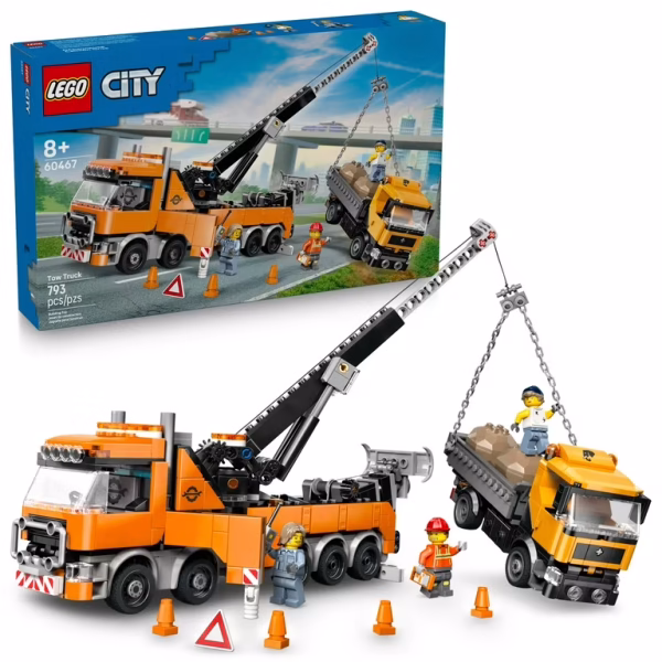 LEGO 60467 – Carro attrezzi heavy duty con gru