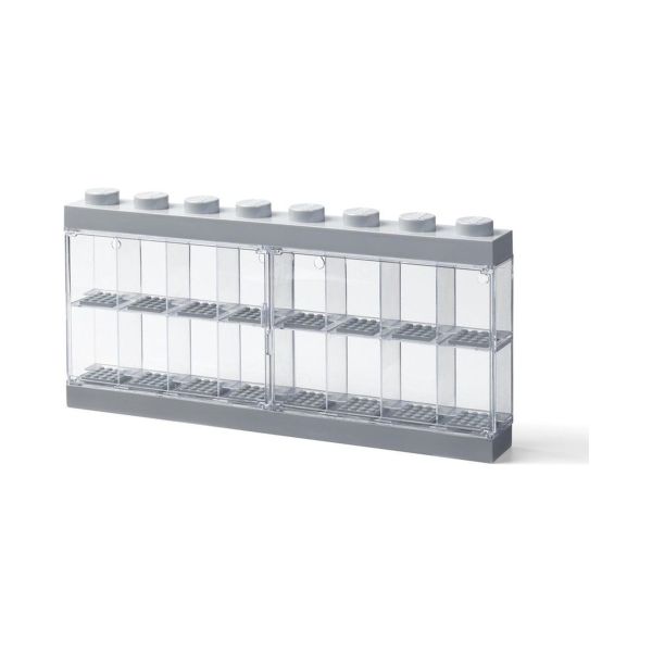 Espositore per 16 Minifigure LEGO® grigio