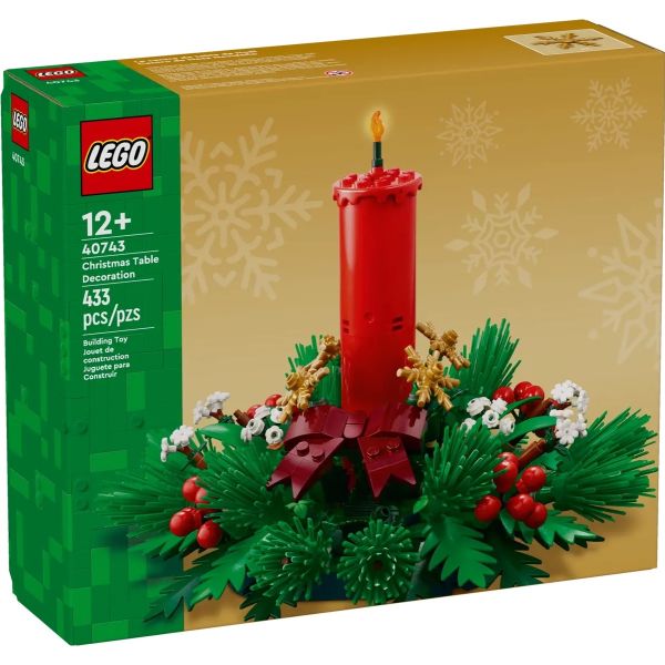 LEGO 40743 – Decorazione da tavolo natalizia – PREORDER