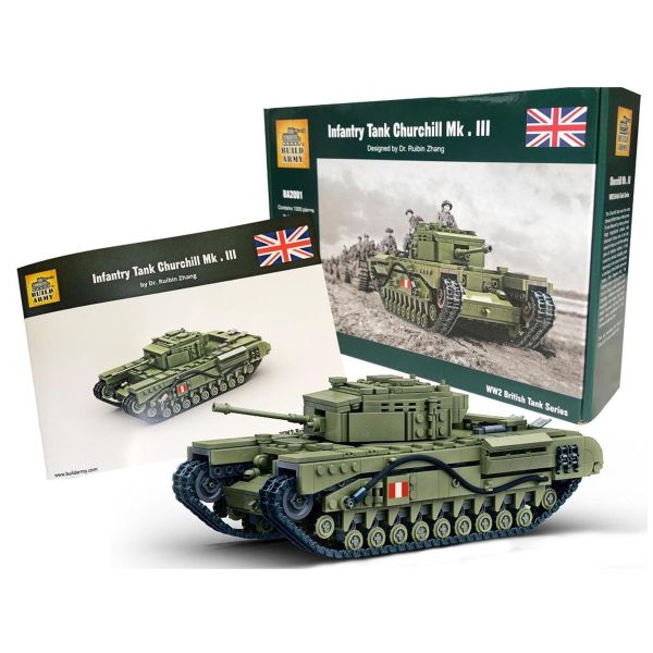 BUILD ARMY – 2001 – WW2 Churchill tank MK III