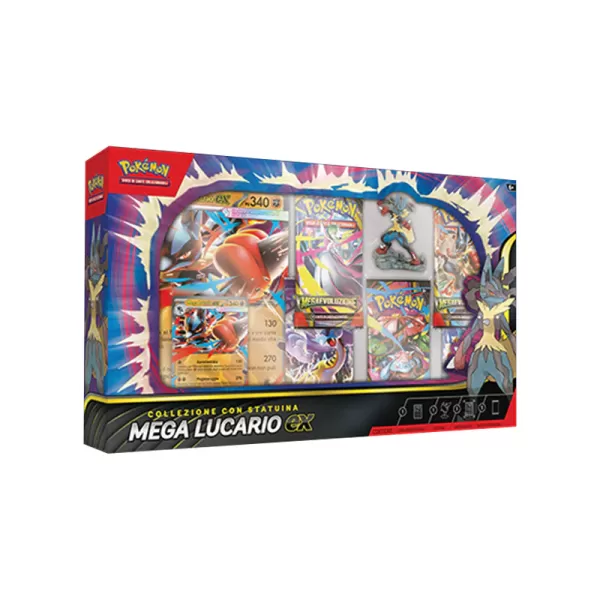 Pokémon Collezione con Statuina Mega Lucario-EX ITA – PREORDER