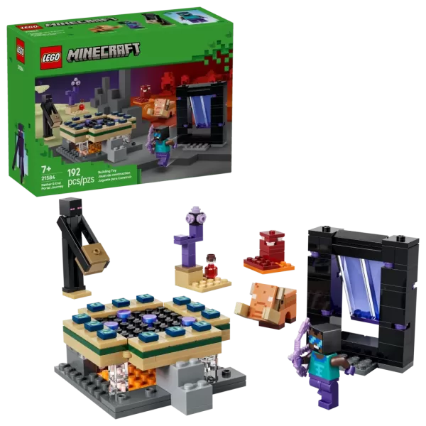 LEGO Minecraft 21584 – Viaggio nel Portale del Nether e dell’End – PREODER