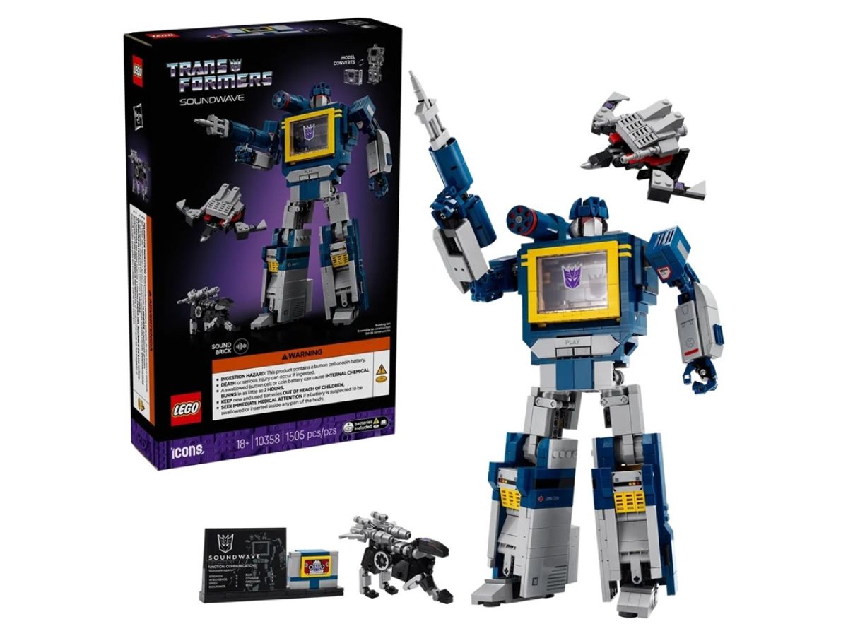 🔊 In arrivo su MATTOncinostore: LEGO Transformers Soundwave in preordine!
