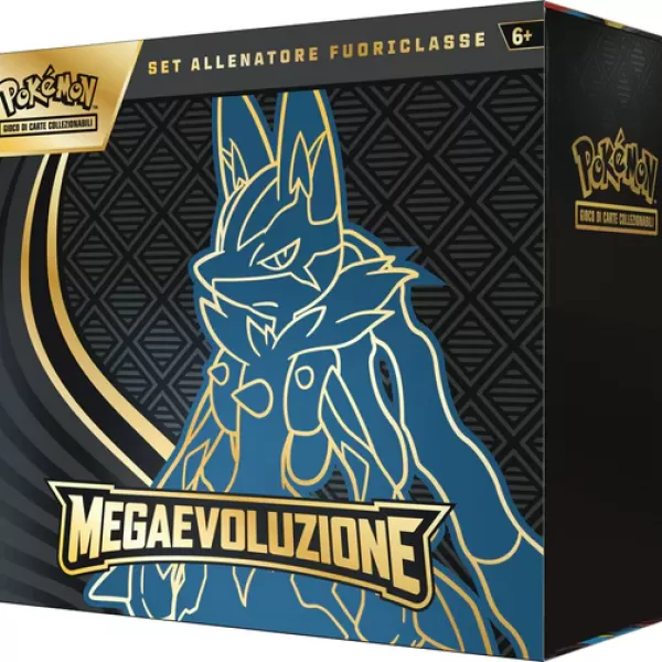 POKÉMON MEGA EVOLUZIONE ETB SET ALLENATORE FUORICLASSE LUCARIO ITA – PREORDER
