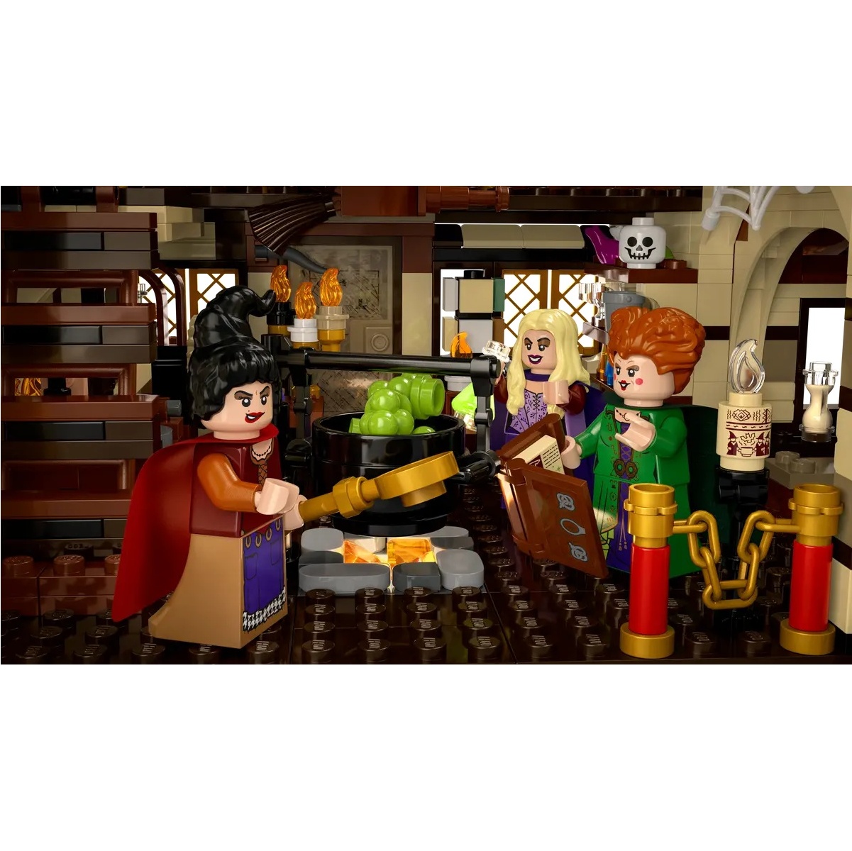 Lego Disney Hocus Pocus 21341- il cottage delle sorelle Sanderson - immagine 8