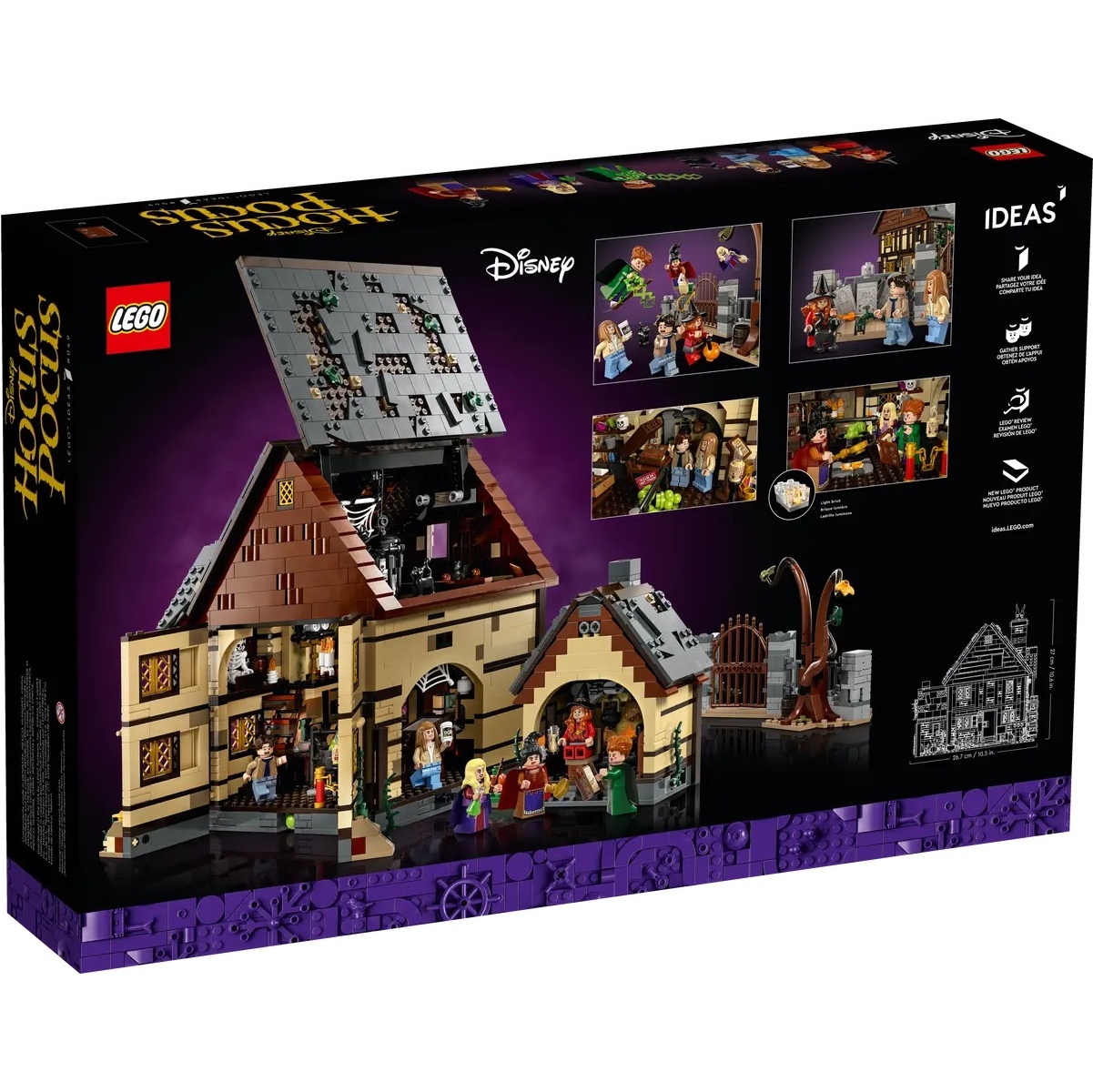 Lego Disney Hocus Pocus 21341- il cottage delle sorelle Sanderson - immagine 10