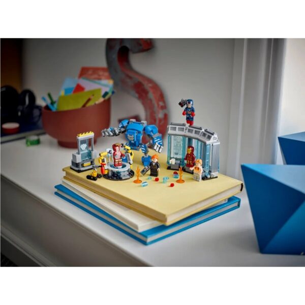 Lego 76315 - Laboratorio di Iron Man: Sala delle Armature - immagine 7