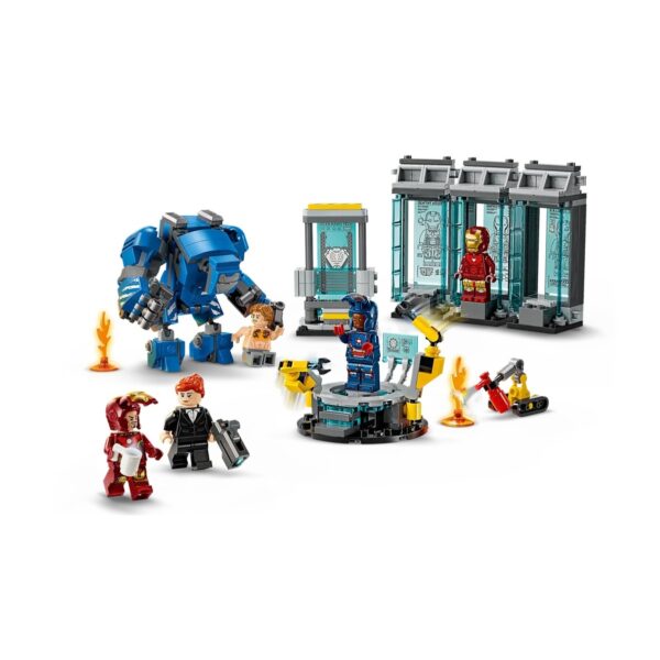 Lego 76315 - Laboratorio di Iron Man: Sala delle Armature - immagine 5