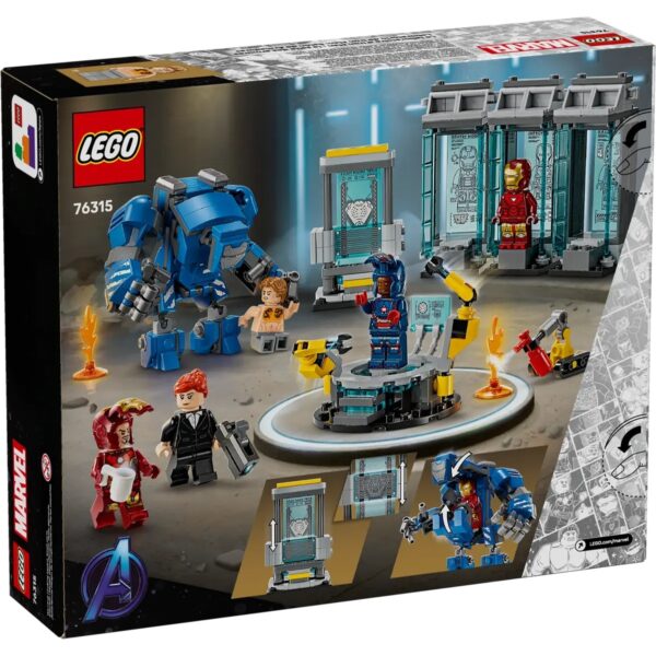 Lego 76315 - Laboratorio di Iron Man: Sala delle Armature - immagine 6