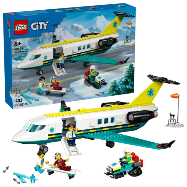 LEGO 60465-Aereo ambulanza di emergenza-MATTONCINOSTORE.IT