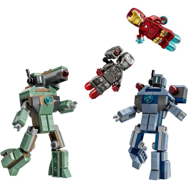 LEGO 76320 - Iron Man e War Machine contro i droni di Hammer - immagine 4