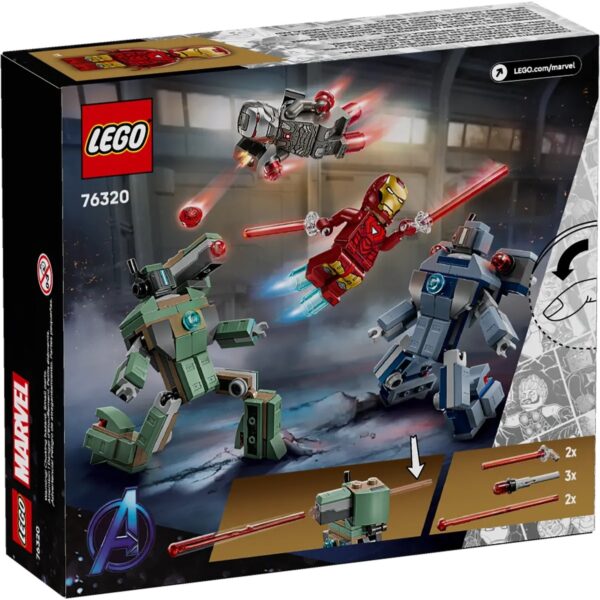 LEGO 76320 - Iron Man e War Machine contro i droni di Hammer - immagine 7