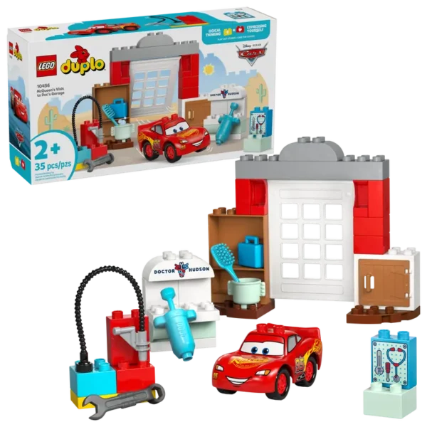 LEGO DUPLO 10456-La visita di McQueen all’officina di Doc-MATTONCINOSTORE.IT