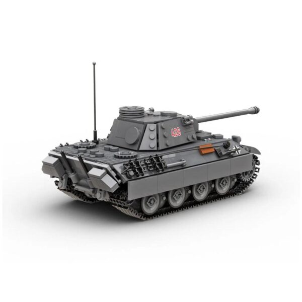 BUILD ARMY - 0171- WW2 German Panther Ausf.D tank - immagine 3