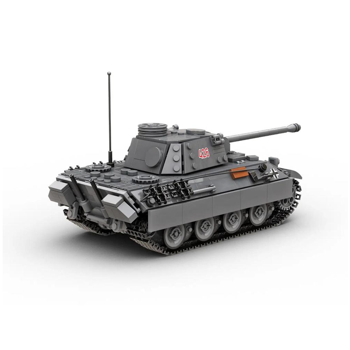 BUILD ARMY - 0171- WW2 German Panther Ausf.D tank - immagine 3