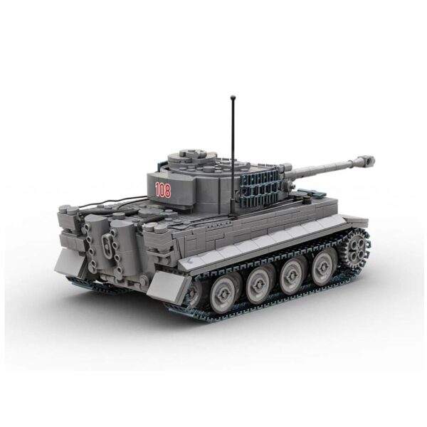 BUILD ARMY - 0181 -  WW2 German Tiger 1 Ausf.E tank - immagine 3
