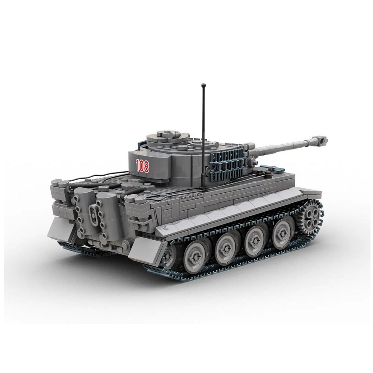 BUILD ARMY - 0181 -  WW2 German Tiger 1 Ausf.E tank - immagine 3