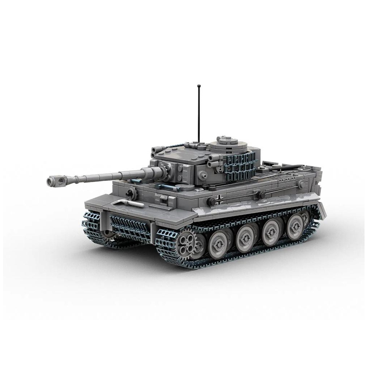 BUILD ARMY - 0181 -  WW2 German Tiger 1 Ausf.E tank - immagine 2