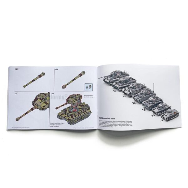 BUILD ARMY - 0181C - WW2 German Tiger 1 E Late Version in Camouflage - immagine 4