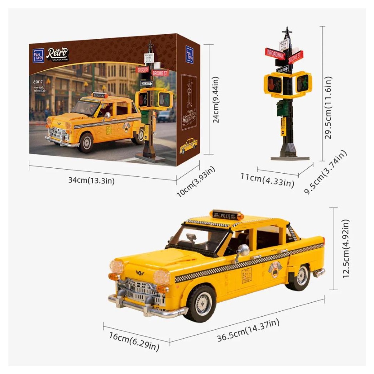 PANTASY - 85017 - Veicoli  New York Yellow Cab - immagine 9