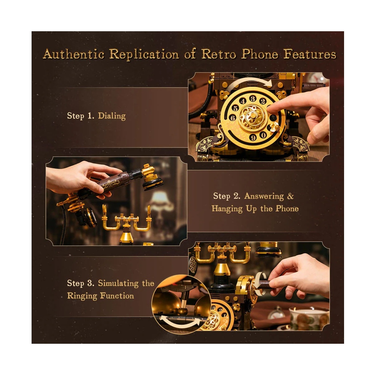 PANTASY - 85018 - Telefono Retrò - - immagine 4