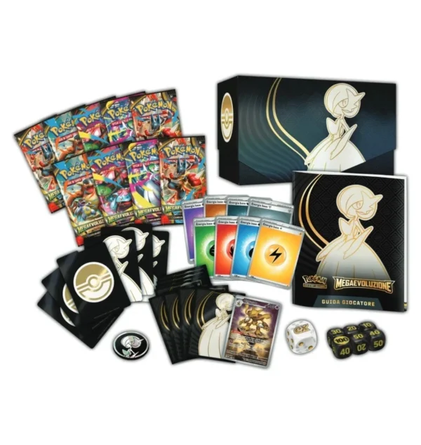 POKÉMON MEGA EVOLUZIONE ETB SET ALLENATORE FUORICLASSE GARDEVOIR ITA - PREORDER - immagine 3
