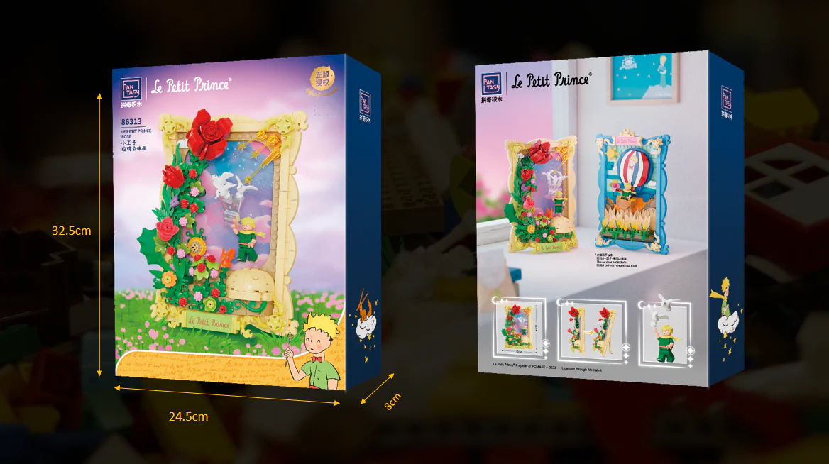 PANTASY 86313 Il Piccolo Principe – La Rosa Ritratto 3D - immagine 5