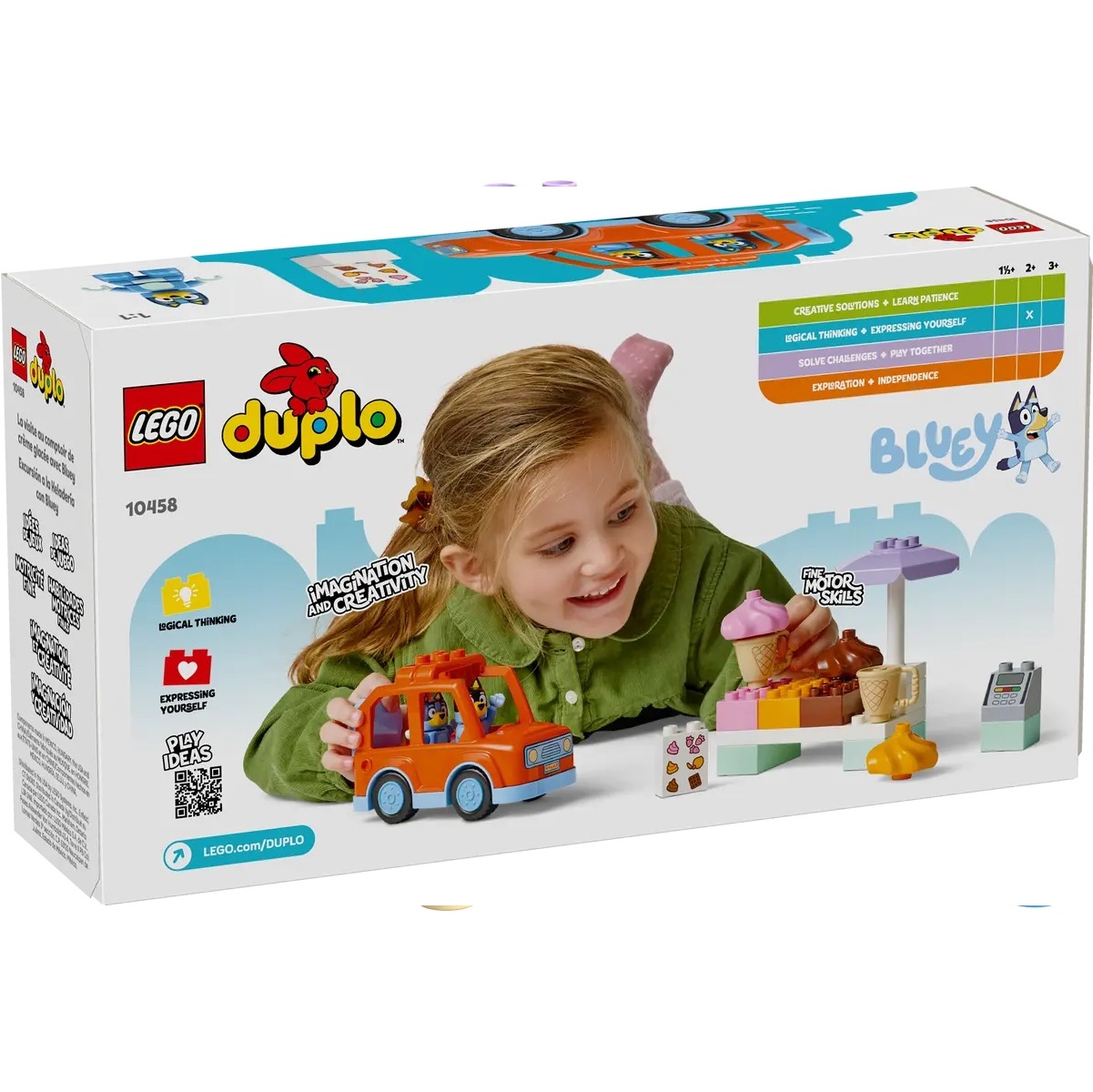 LEGO 10458 Gita al Gelato con Bluey!