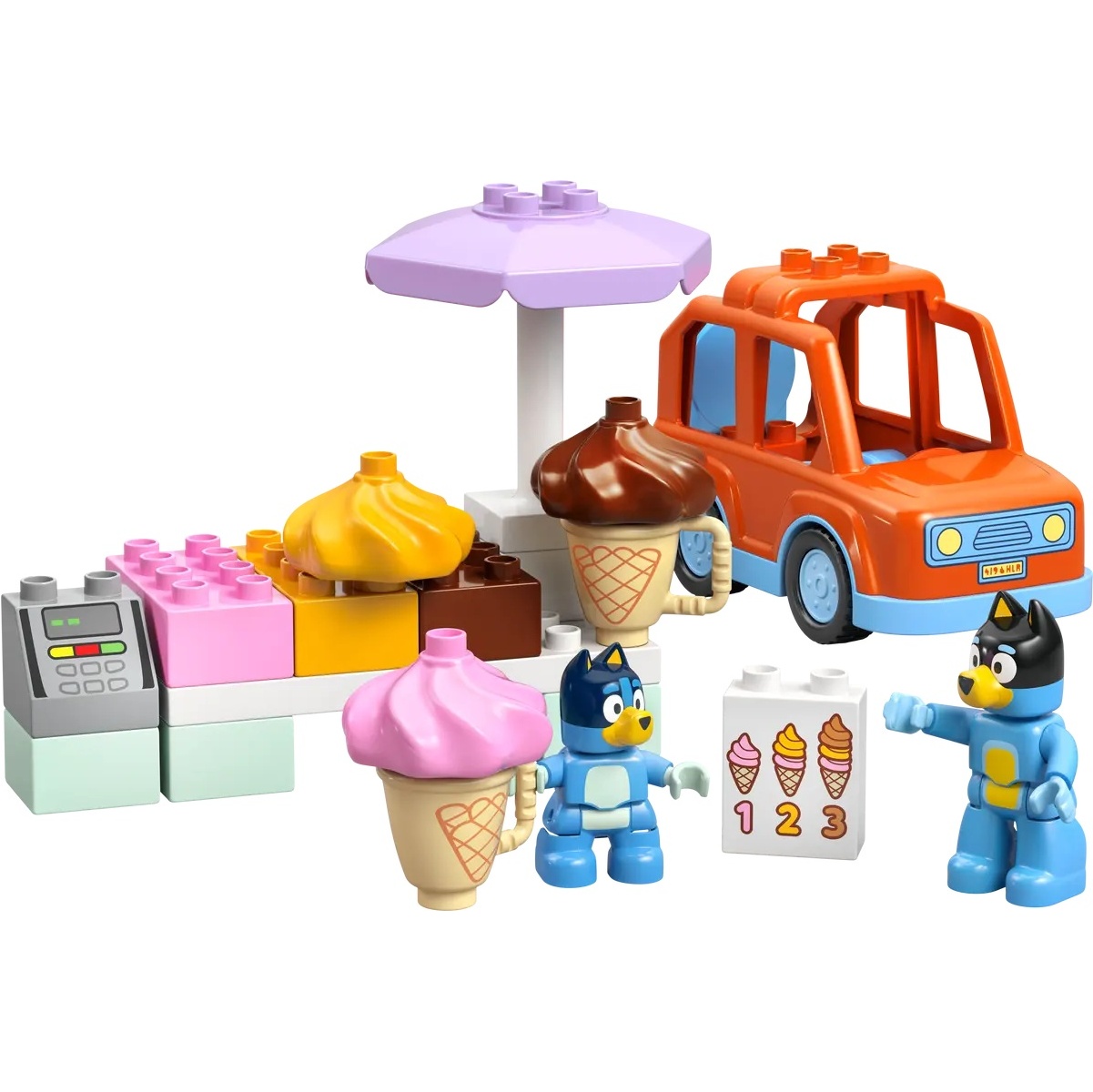 LEGO 10458 Gita al Gelato con Bluey!